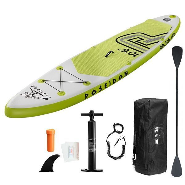 Дошка SUP Poseidon SP-320-15S. Купити надувний сапборд, дошку для греблі стоячи Посейдон. Розмір 320&times;76&times;15 см SP-320-15S фото