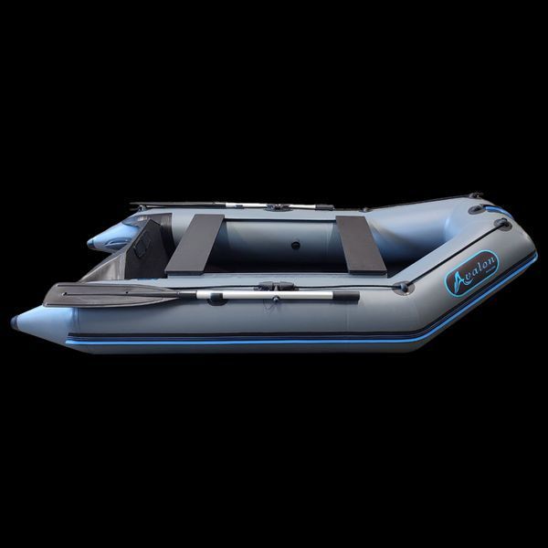 Надувний човен ПВХ Avalon АТ270 без настилу. Купити надувний човен Авалон 270. Двохмістні човни для рибалки АТ270 серая, без настила фото