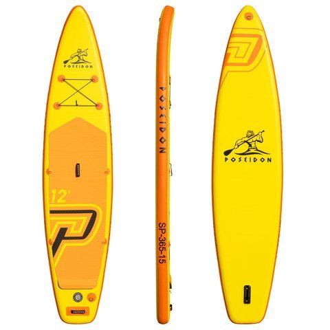 Дошка SUP Poseidon SP-365-15. Купити надувний сапборд, дошку для гребли стоячи Посейдон. Розмір 365&times;82&times;15 см SP-365-15 фото