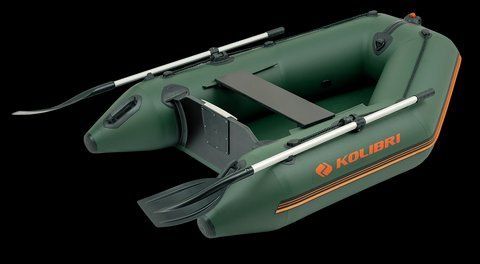 Надувний човен ПВХ Kolibri КM-200 + книжка моторний. Купити надувний човен Колібрі 200 під мотор для риболовлі КM-200 книжка фото