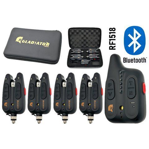 Набір сигналізаторів GLADIATOR BL1518 4+1 Black з пейджером+BLUETOOTH BL15184 фото