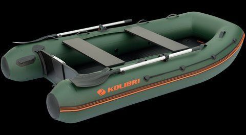 Надувний човен ПВХ Kolibri КМ-300XL + AirDeck моторний. Купити надувний човен Колібрі 300 під мотор для риболовлі КМ-300XL AirDeck фото