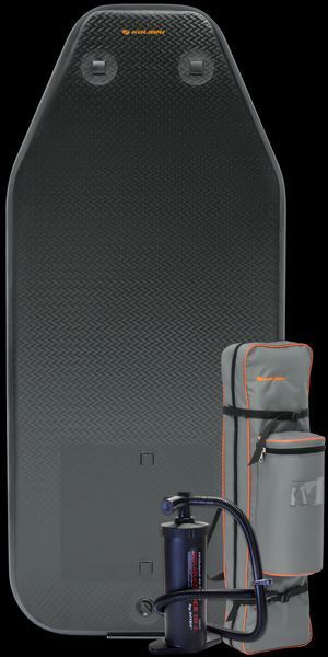 Надувний човен ПВХ Kolibri КM-260 + Air Deck моторний. Купити надувний човен Колібрі 260 під мотор для риболовлі КM-260 Air Deck фото