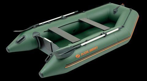 Надувний човен ПВХ Kolibri КM-280 моторний. Купити надувний човен Колібрі 280 під мотор для риболовлі КM-280 фото