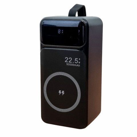 Power Bank 50000mAh 22.5W + Wireless Charge (2USB/2USB-C)- чорний (900162) 900162 фото