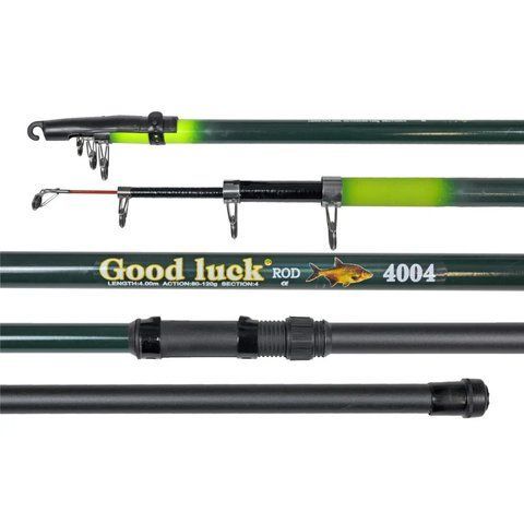 Вудка GOODLUCK Green з кільцями 4м BOLO (GL4096) GL4096 фото