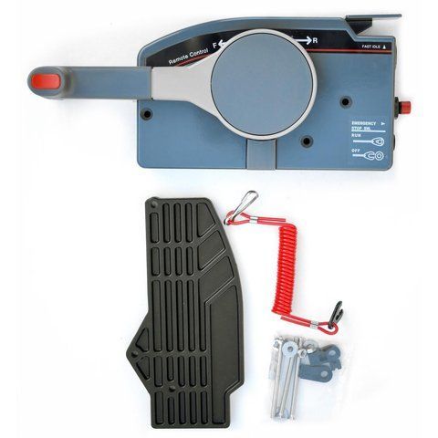Командер под троса С2 с подгазовкой push Powerob Tec 703-48203-11. Купить дистанционное управление лодкой 703-48203-11 фото
